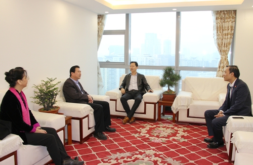 北京市教育委员会委员、高等教育处处长黄侃莅临北京福建企业总商会指导